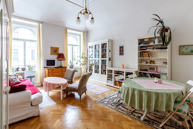 Grand salon appartement, investissement locatif