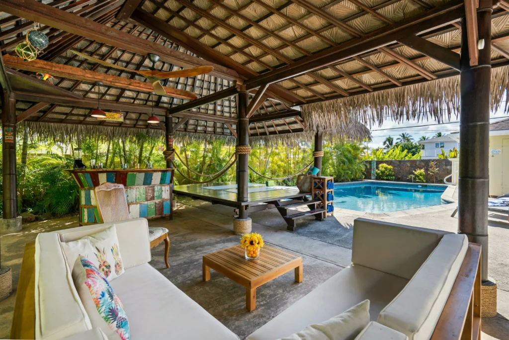 maison bali vente : villa avec piscine et nature